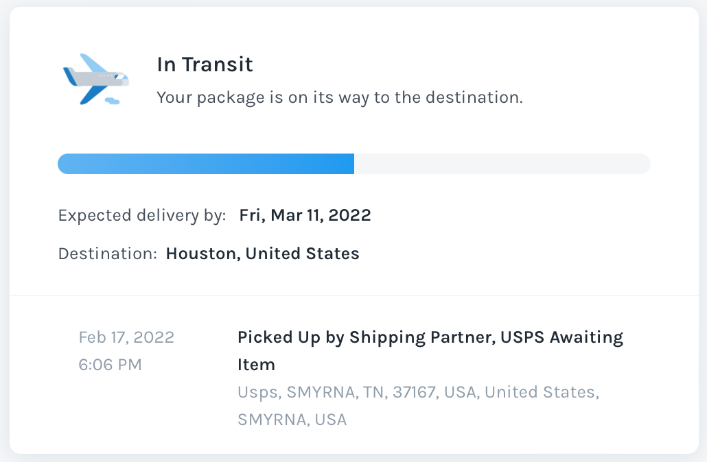 Shipping Going